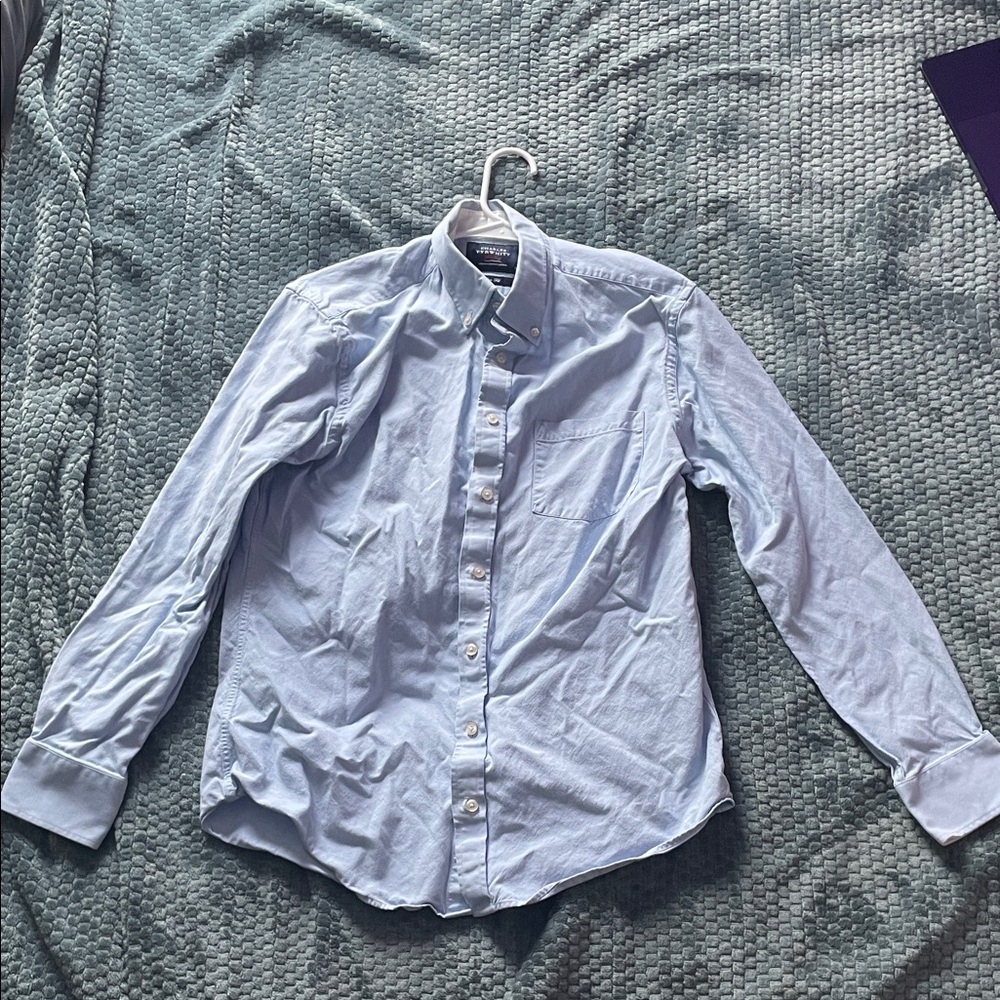 Charles Tyrwhitt Light Blue slim fit Casual Button-Down Shirt